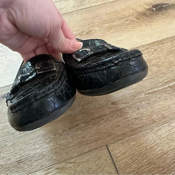 Naturalizer Northall Women's Black Loafer with Silver Buckle Size 7 1/2 GUC - Picture 5 of 12